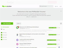 Tablet Screenshot of board.phpbuilder.com